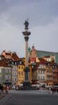 warsaw s historic royal castle square on a cloudy day